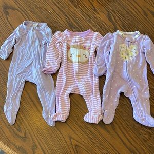 Newborn sleepers set of 3